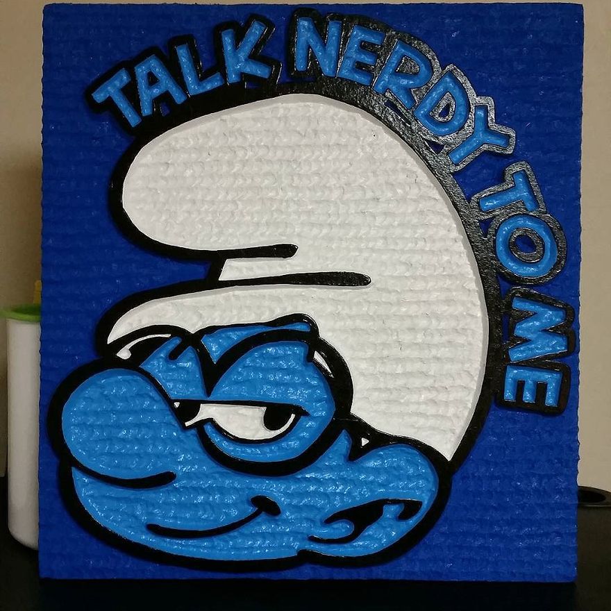 I Made These Out Of Extruded Polystyrene. I Call It Styroart.