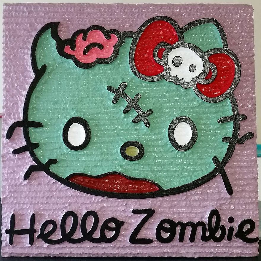 I Made These Out Of Extruded Polystyrene. I Call It Styroart.