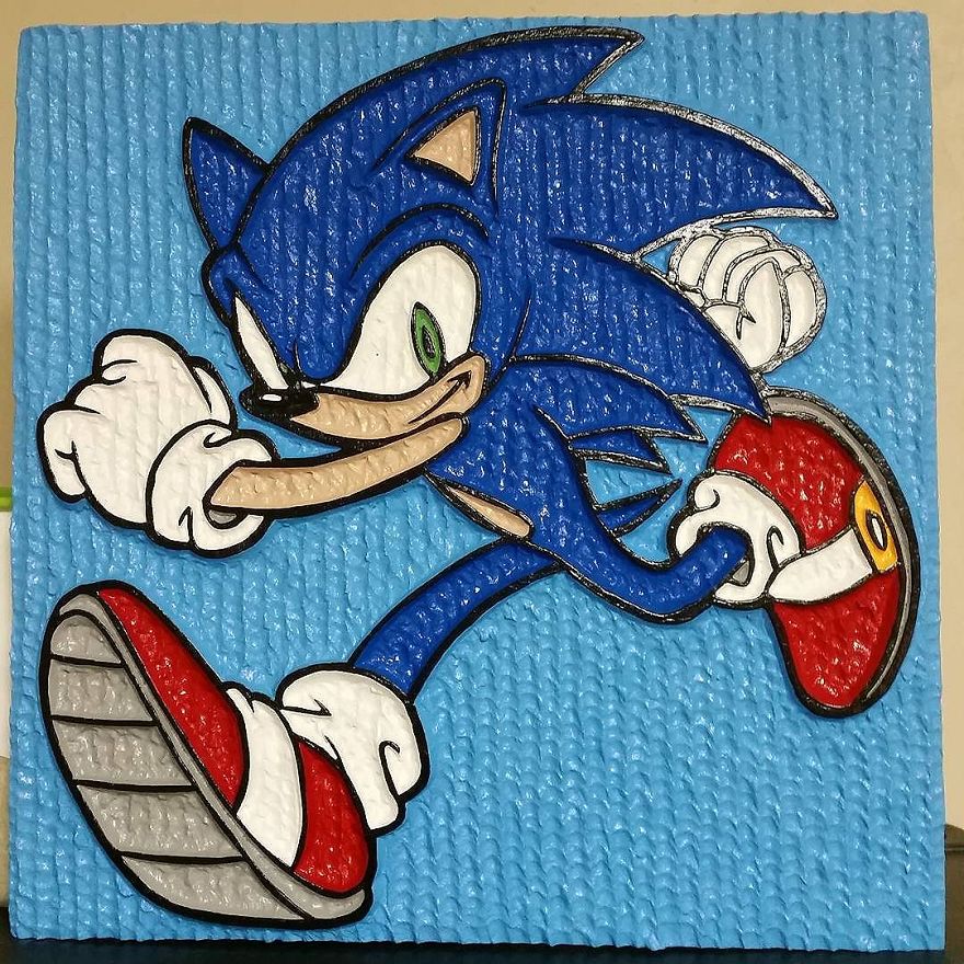 I Made These Out Of Extruded Polystyrene. I Call It Styroart.