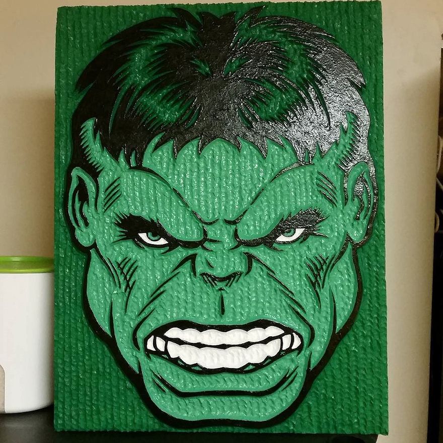 I Made These Out Of Extruded Polystyrene. I Call It Styroart.