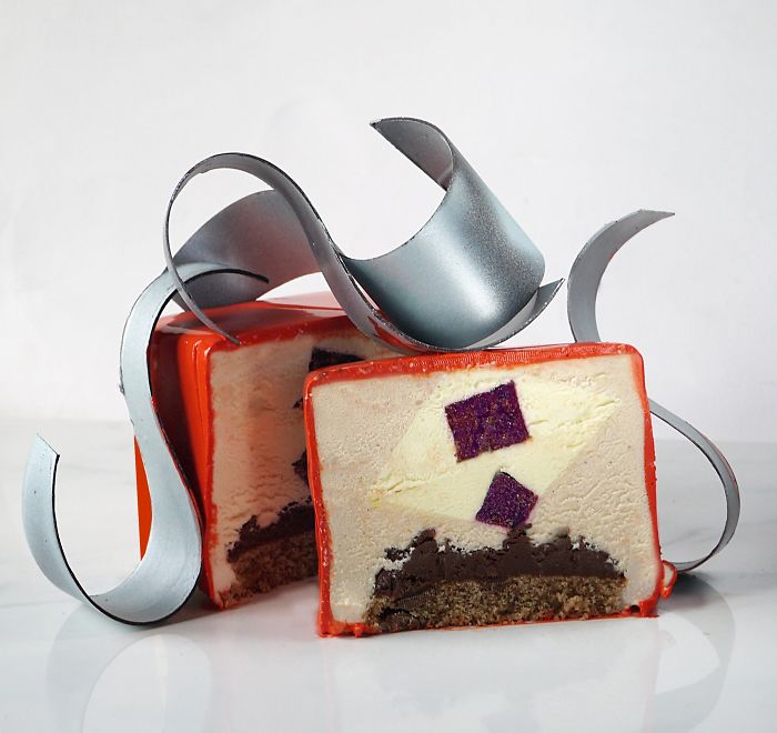 I Draw And Create My Own Chocolate World On The Mirror Glaze