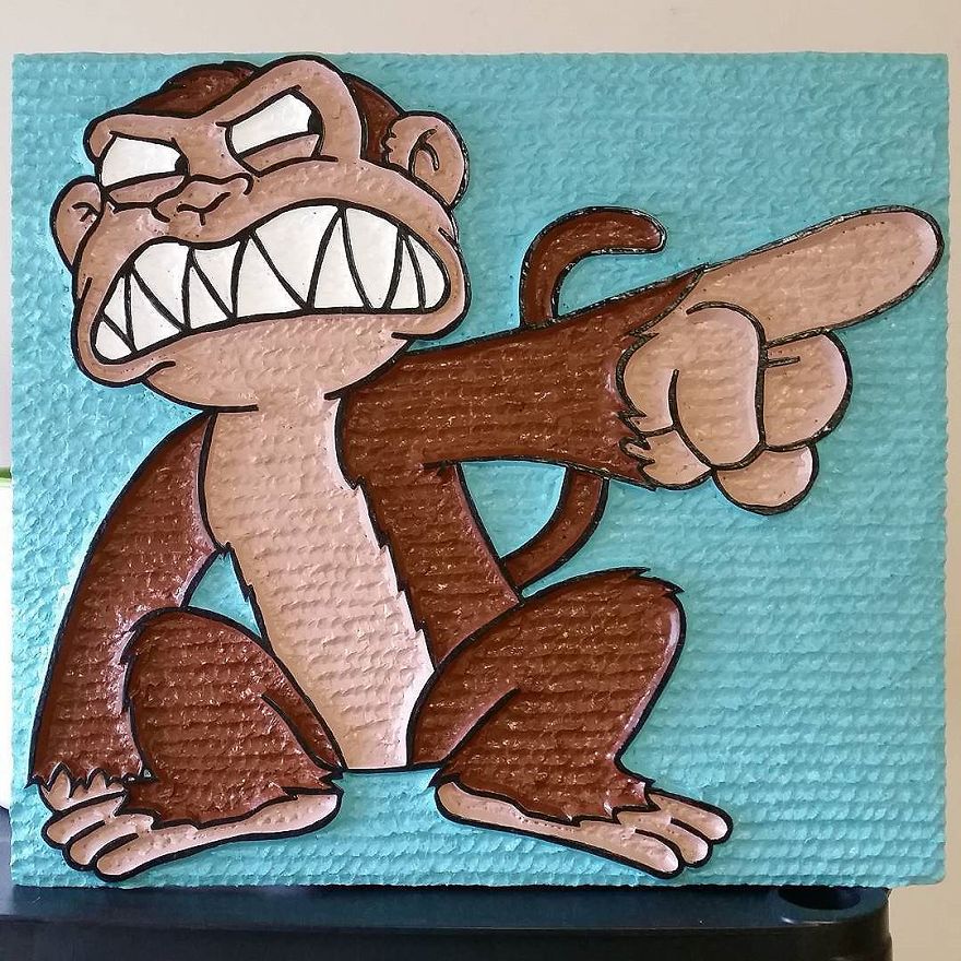 I Made These Out Of Extruded Polystyrene. I Call It Styroart.