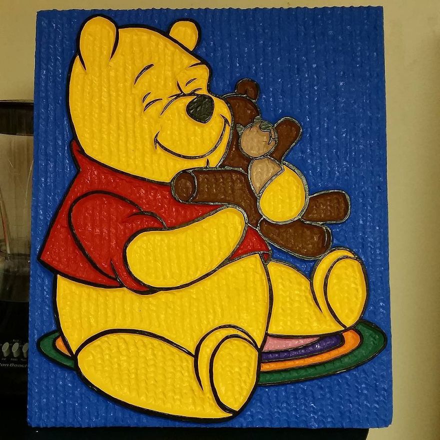 I Made These Out Of Extruded Polystyrene. I Call It Styroart.