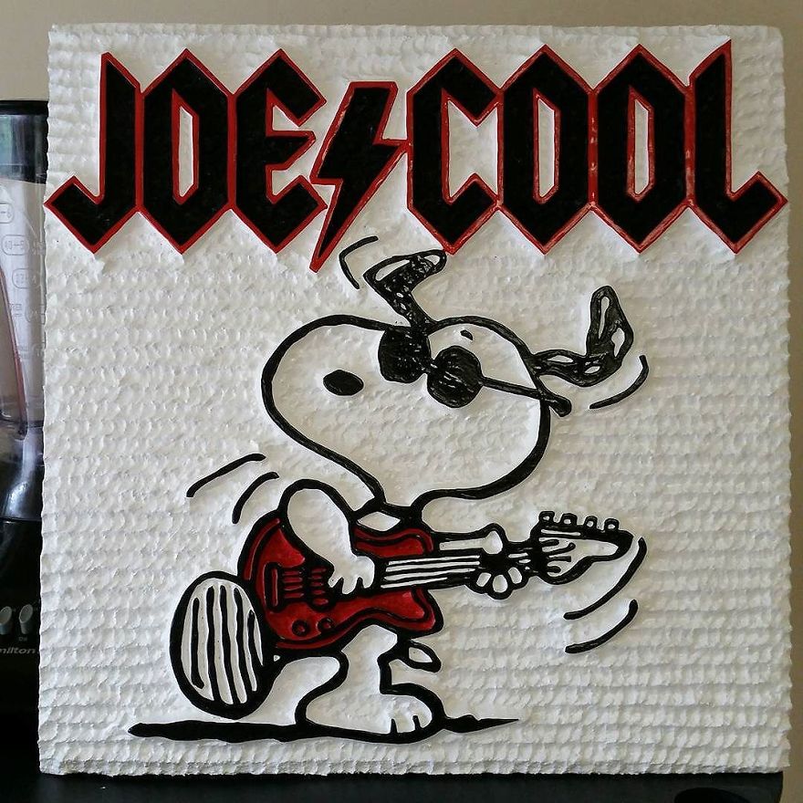 I Made These Out Of Extruded Polystyrene. I Call It Styroart.