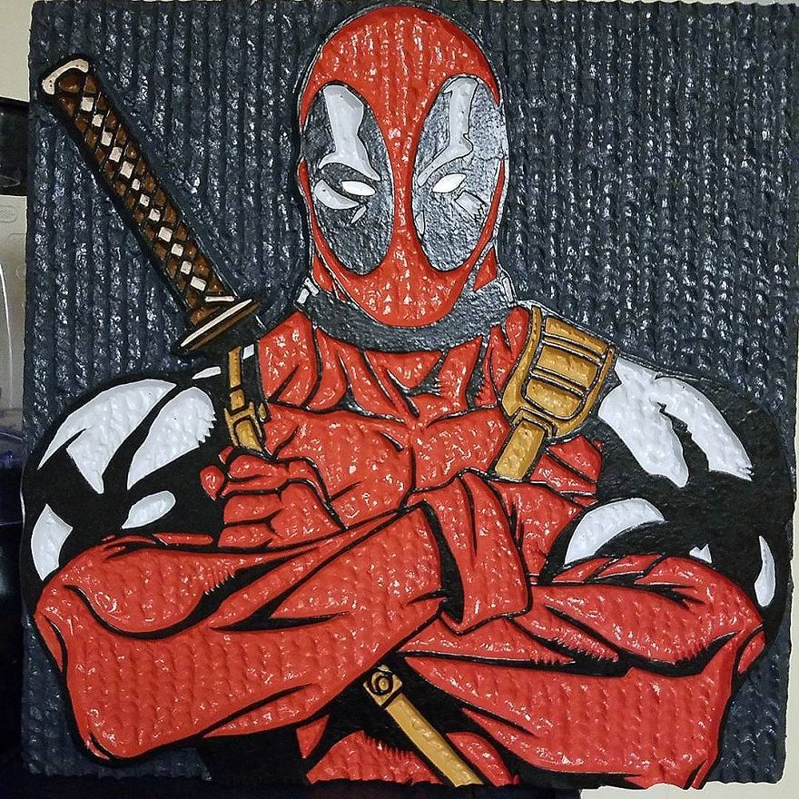 I Made These Out Of Extruded Polystyrene. I Call It Styroart.