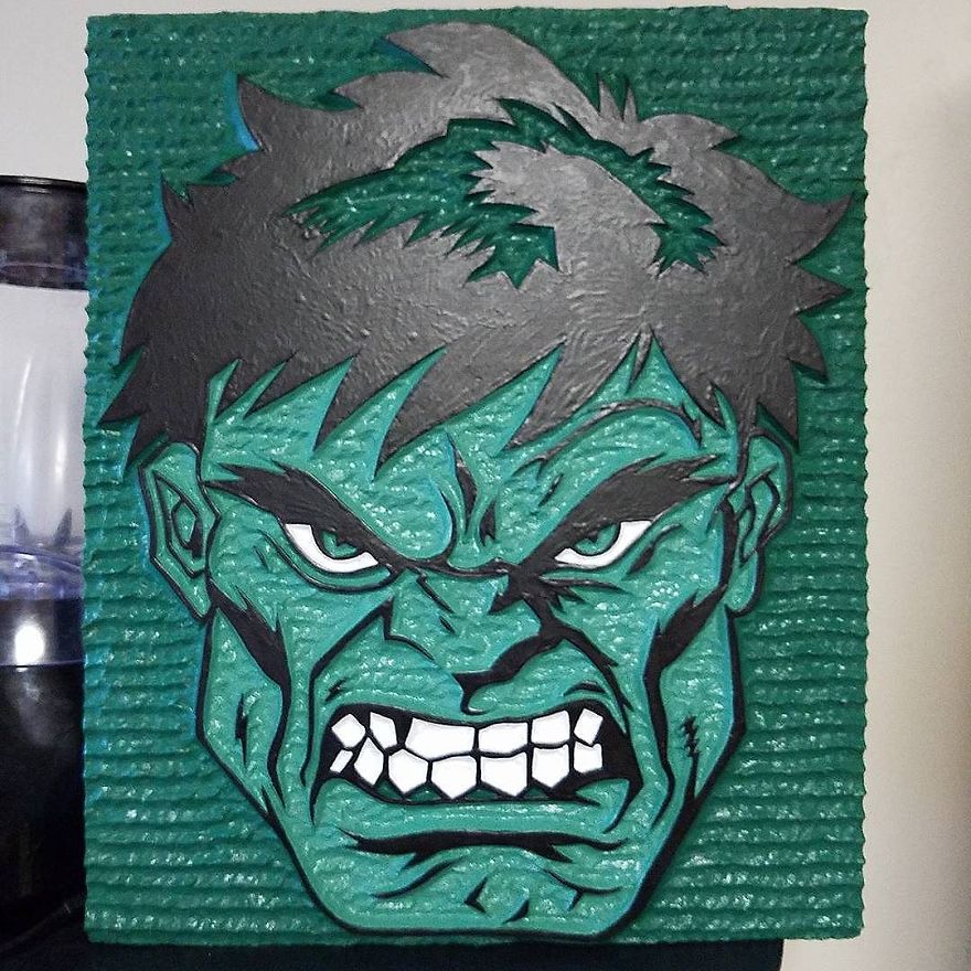 I Made These Out Of Extruded Polystyrene. I Call It Styroart.