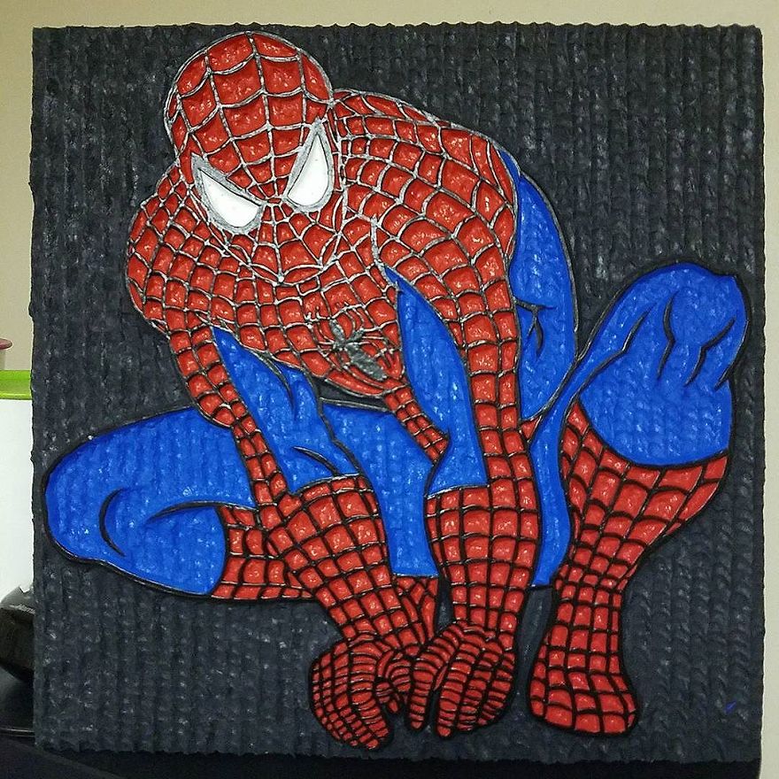 I Made These Out Of Extruded Polystyrene. I Call It Styroart.