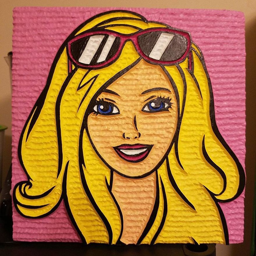 I Made These Out Of Extruded Polystyrene. I Call It Styroart.