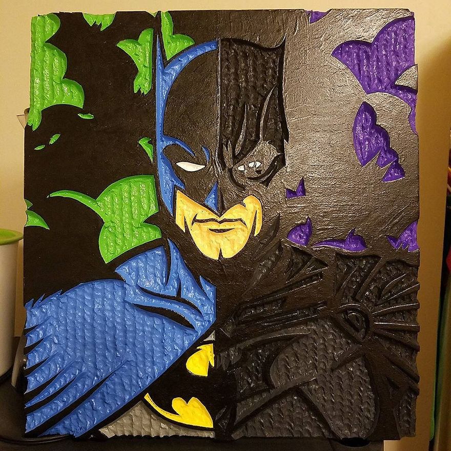 I Made These Out Of Extruded Polystyrene. I Call It Styroart.