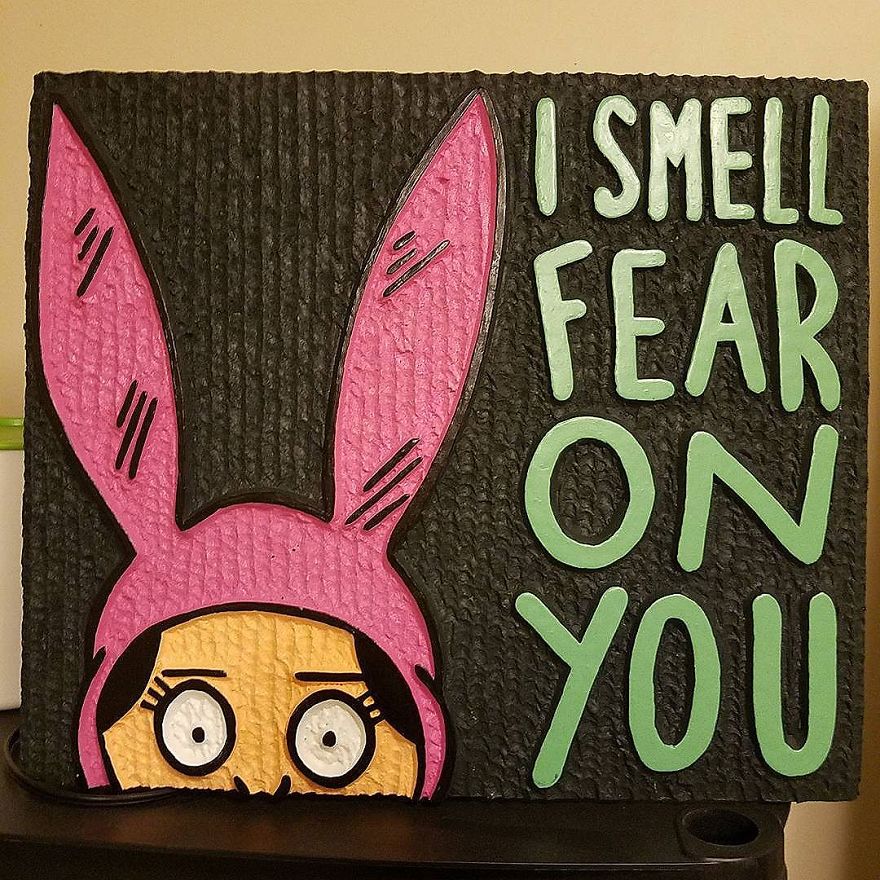 I Made These Out Of Extruded Polystyrene. I Call It Styroart.