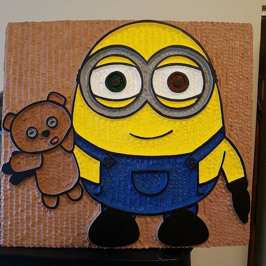 I Made These Out Of Extruded Polystyrene. I Call It Styroart.