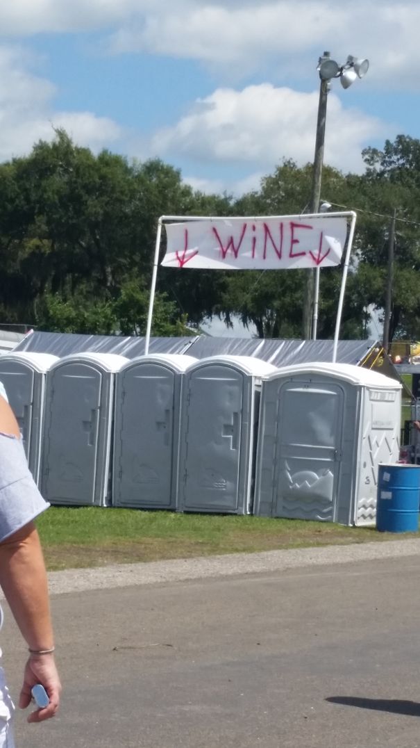Poorly Placed Sign At Local Fair In Texas!