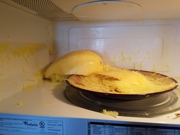 Microwave The Spaghetti Squash, They Said...