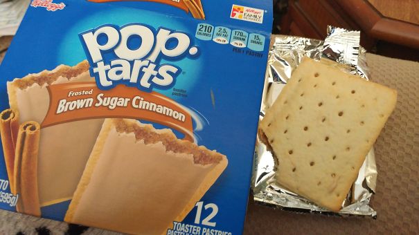 First Poptart In 10 Years....disappointment Overload! No Frosting!