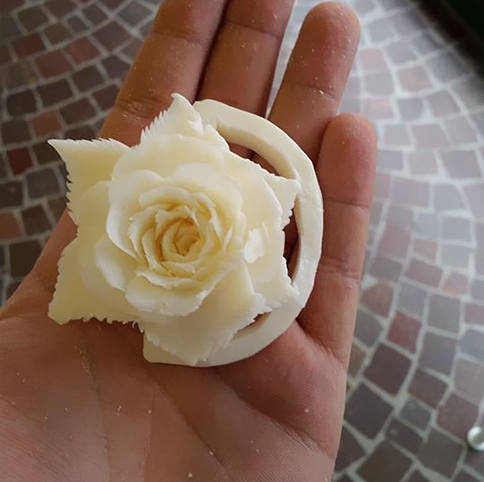 28 Soap Hand Carved By The Carving Artist Daniele Barresi. World Champion Of Carving Fruit And Vegetable And World Judge In Taiwan