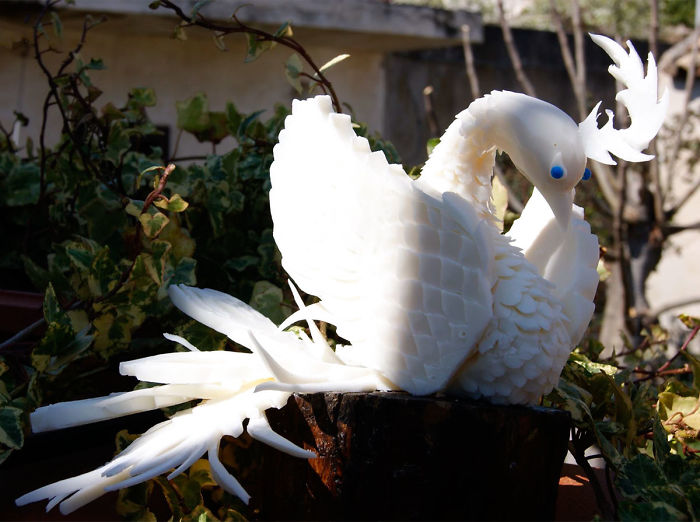 28 Soap Hand Carved By The Carving Artist Daniele Barresi. World Champion Of Carving Fruit And Vegetable And World Judge In Taiwan