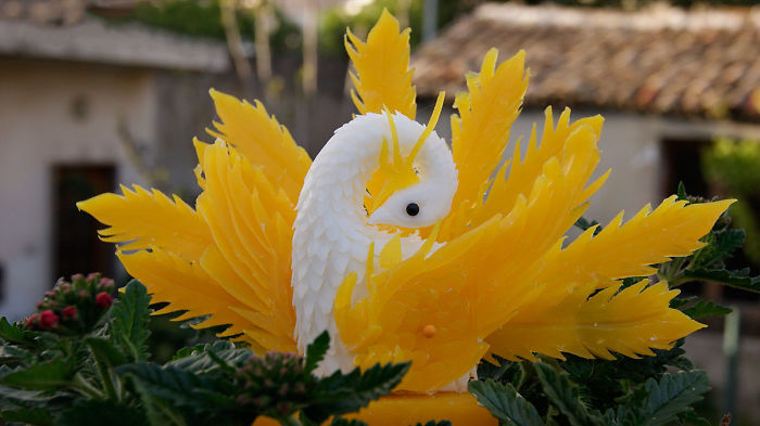 28 Soap Hand Carved By The Carving Artist Daniele Barresi. World Champion Of Carving Fruit And Vegetable And World Judge In Taiwan