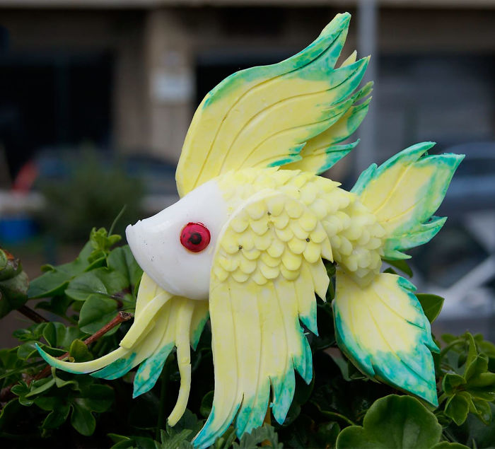 28 Soap Hand Carved By The Carving Artist Daniele Barresi. World Champion Of Carving Fruit And Vegetable And World Judge In Taiwan