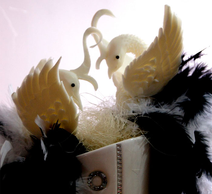 28 Soap Hand Carved By The Carving Artist Daniele Barresi. World Champion Of Carving Fruit And Vegetable And World Judge In Taiwan