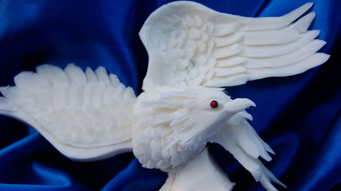 28 Soap Hand Carved By The Carving Artist Daniele Barresi. World Champion Of Carving Fruit And Vegetable And World Judge In Taiwan