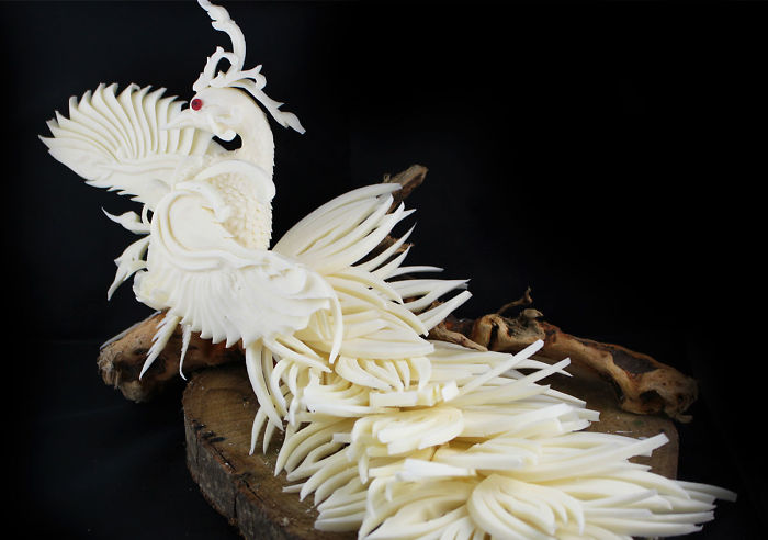 28 Soap Hand Carved By The Carving Artist Daniele Barresi. World Champion Of Carving Fruit And Vegetable And World Judge In Taiwan