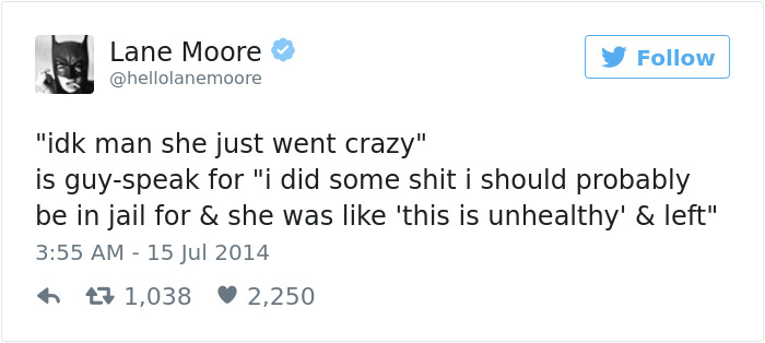 Tweets About Being A Woman