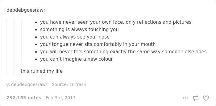 I Can’t Stop Thinking Of The Position Of My Tongue Now