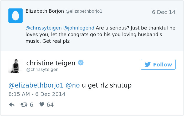 Christine Teigen Tweets