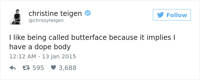 Christine Teigen Tweets