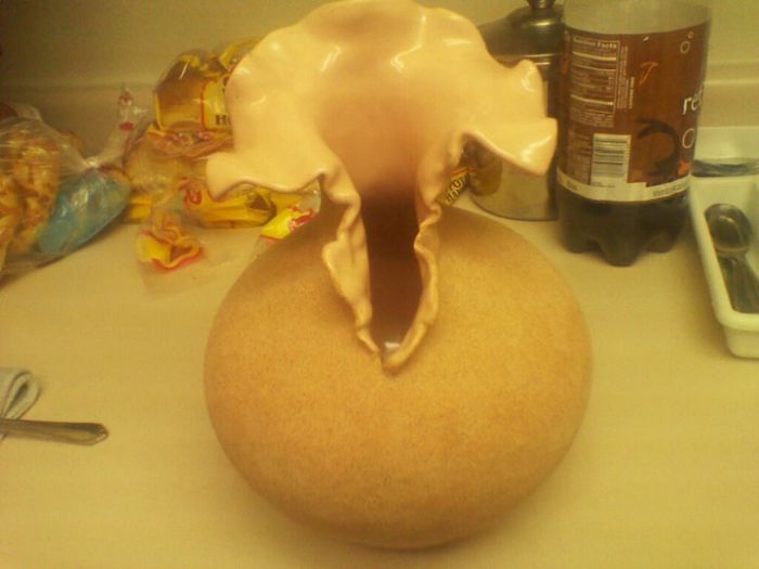 The Vase My Grandmother Got Me For An Early X-Mas Present. I'll Let Your Mind Run Wild With This One