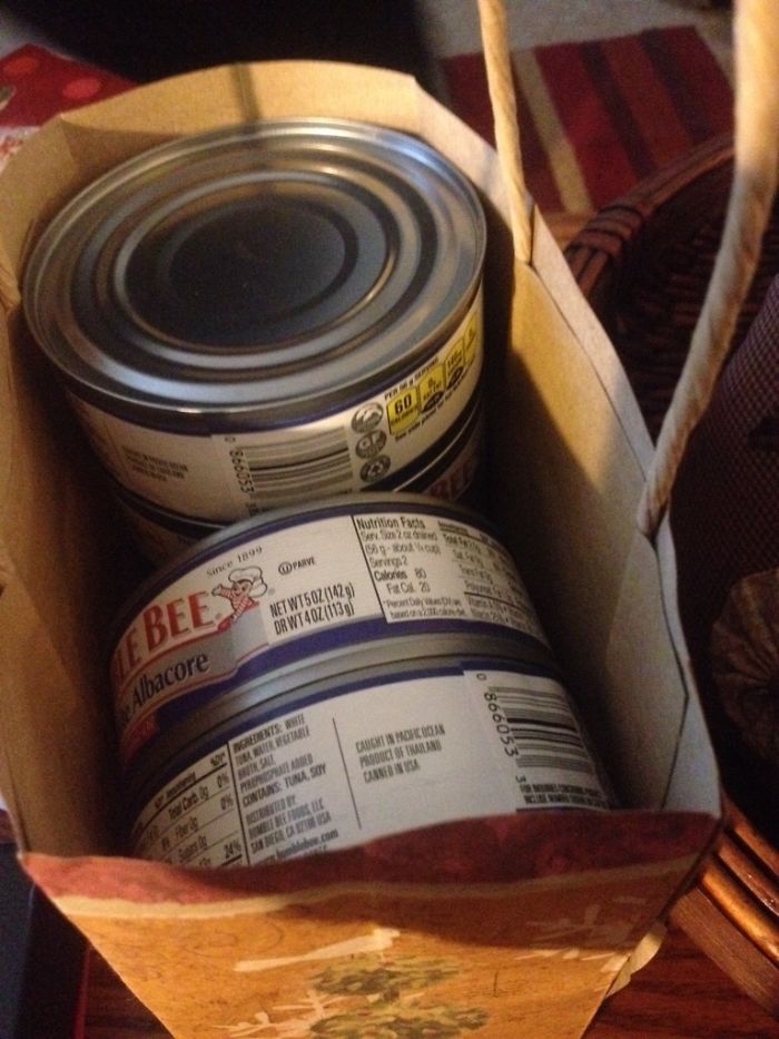 So My Grandma Got Me Ten Cans Of Tuna For Christmas...