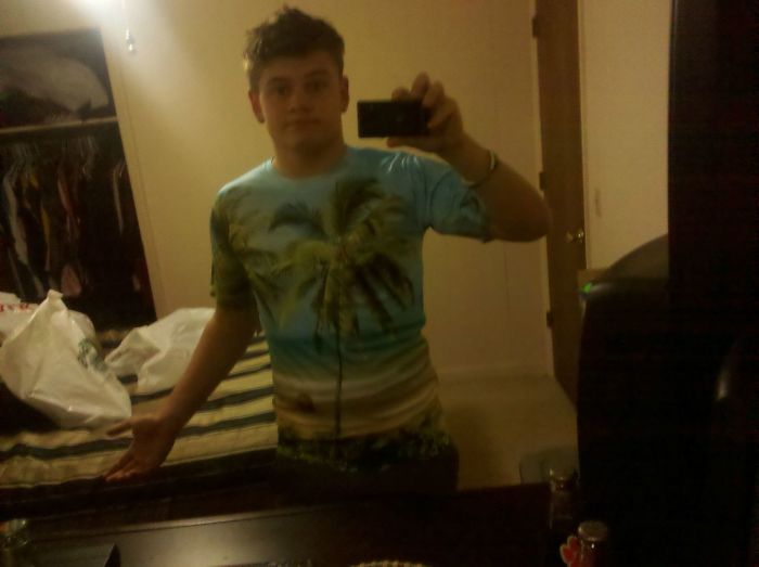 So My Grandmother Bought Me A Shirt...I Feel Like A Walking Desktop Wallpaper