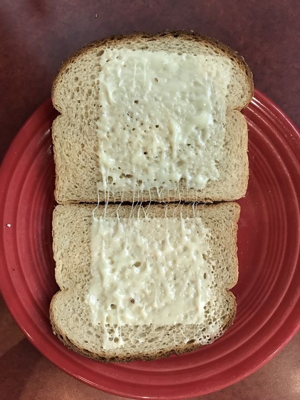 A Grilled Cheese From My University's Dining Hall
