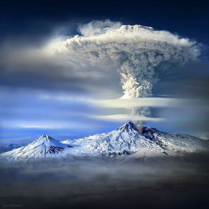 The Eruption Of Mount Ararat