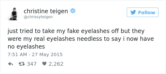 Christine Teigen Tweets