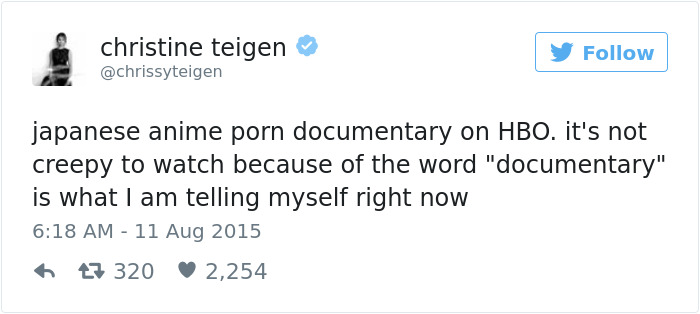 Christine Teigen Tweets