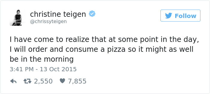 Christine Teigen Tweets