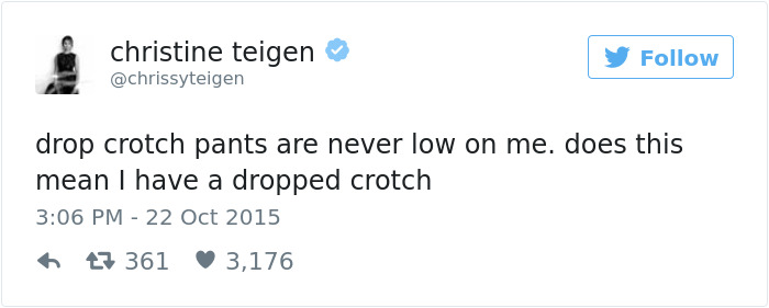 Christine Teigen Tweets
