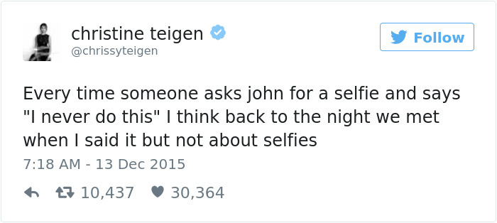 Christine Teigen Tweets