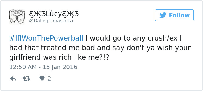 If I Won The Powerball