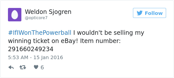 If I Won The Powerball