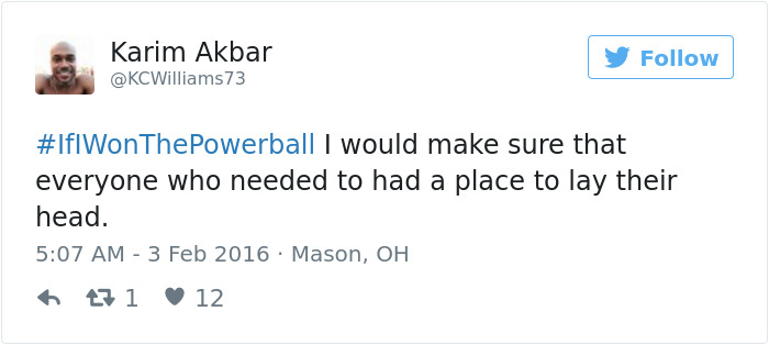 If I Won The Powerball