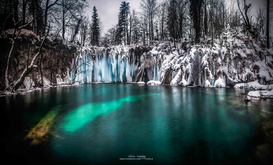 The Frozen World Of Thousand Waterfalls, Plitvice Lakes, Croatia