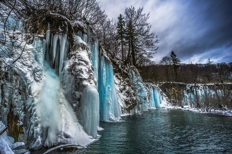 The Frozen World Of Thousand Waterfalls, Plitvice Lakes, Croatia