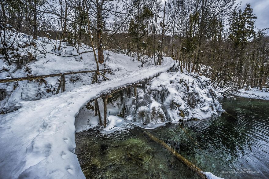 The Frozen World Of Thousand Waterfalls, Plitvice Lakes, Croatia