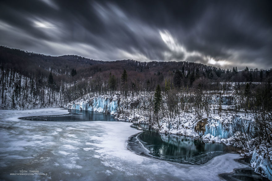 The Frozen World Of Thousand Waterfalls, Plitvice Lakes, Croatia