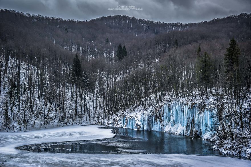 The Frozen World Of Thousand Waterfalls, Plitvice Lakes, Croatia