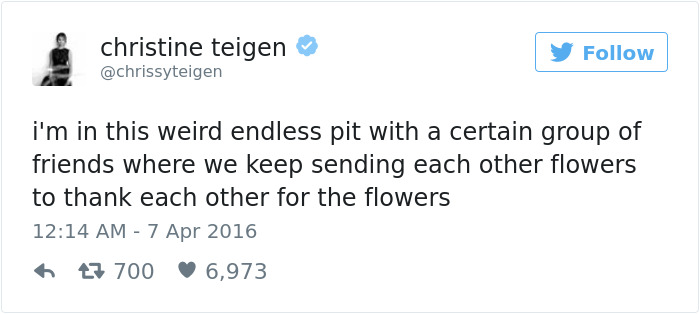Christine Teigen Tweets