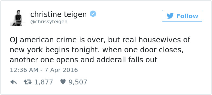 Christine Teigen Tweets