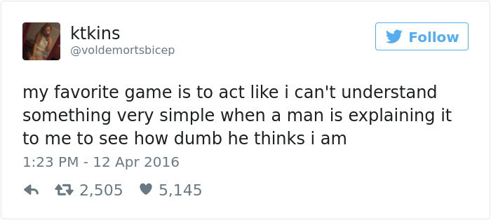 Tweets About Being A Woman